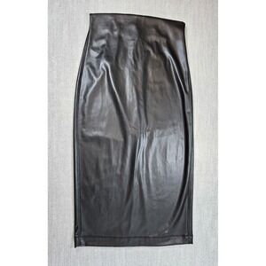 Zara Maxi Faux Leather Skirt Sz XL NWT